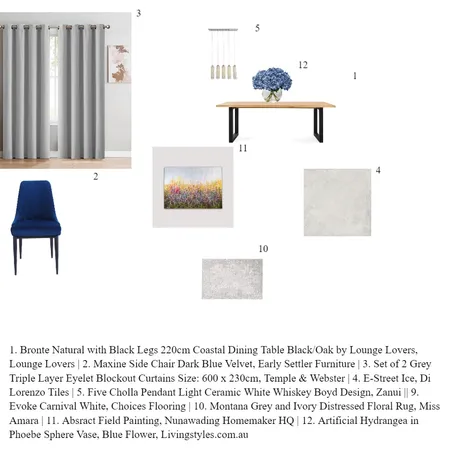 Dining Interior Design Mood Board by Munyaradzih on Style Sourcebook