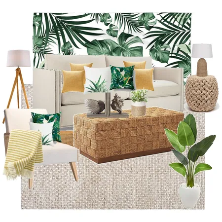 Tropical living room Interior Design Mood Board by simdo on Style Sourcebook