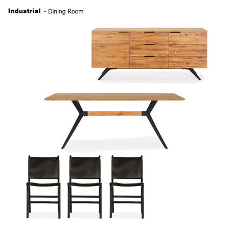 Industrial - Dining Room Interior Design Mood Board by ingmd002 on Style Sourcebook