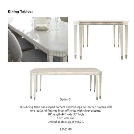 Katy Wheeler's dining tables 3 Interior Design Mood Board by Intelligent Designs on Style Sourcebook