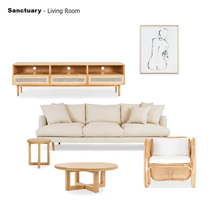 Sanctuary - Living Room Interior Design Mood Board by ingmd002 on Style Sourcebook