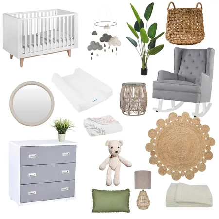 Nursery Room Interior Design Mood Board by rhiski on Style Sourcebook