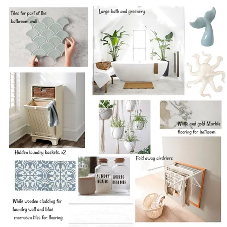 coastal bathlaundry Interior Design Mood Board by Keshiaadele on Style Sourcebook