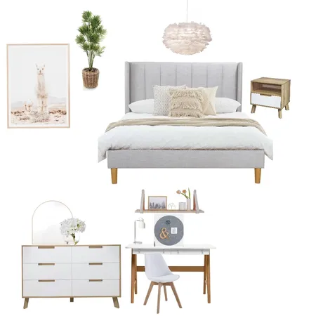 Mischa’s Bedroom Interior Design Mood Board by betce13 on Style Sourcebook