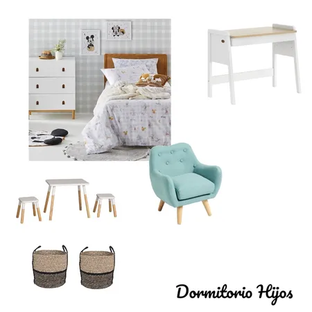 Dormitorio hijos 1 Interior Design Mood Board by constanzadel on Style Sourcebook