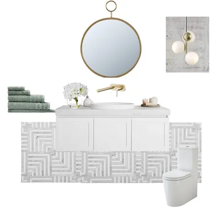 Powder Room Interior Design Mood Board by Nadia Skliros on Style Sourcebook