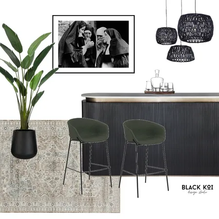 Bar - Naughty Nuns Interior Design Mood Board by Black Koi Design Studio on Style Sourcebook