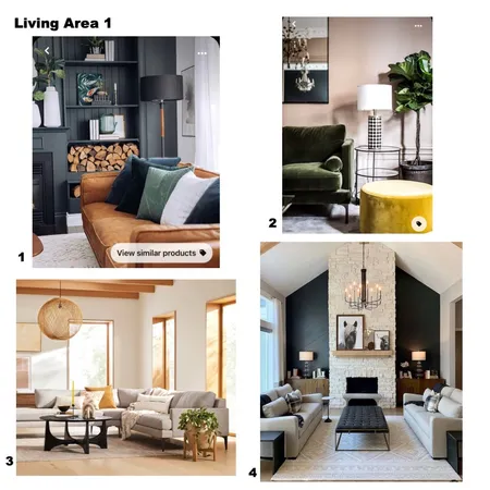 Living Area 1 Interior Design Mood Board by Wildflower Property Styling on Style Sourcebook