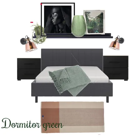 dormitor green Interior Design Mood Board by eta on Style Sourcebook