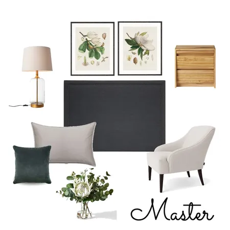 Chris & Ray Master Bedroom Interior Design Mood Board by Boutique Yellow Interior Decoration & Design on Style Sourcebook