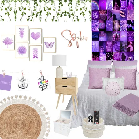 Cheyenne's Room Interior Design Mood Board by Ness Decorates on Style Sourcebook