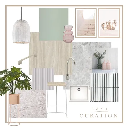 Coastal Lux Kitchen Interior Design Mood Board by amillâ studio on Style Sourcebook