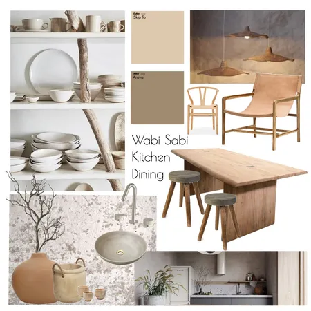 Module 3 - Wabi Sabi Interior Design Mood Board by GStrange on Style Sourcebook