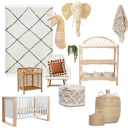 Moroccan Nursery Interior Design Mood Board by abbeylr94@live.com on Style Sourcebook