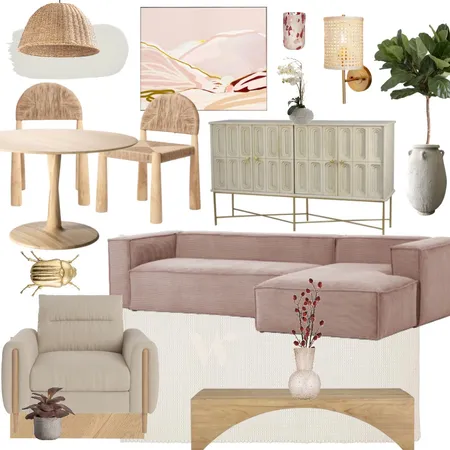 vintage inspired modern contemporary living trend Interior Design Mood Board by The Whole Room on Style Sourcebook