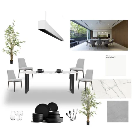 Dining - Grayscale Interior Design Mood Board by sulo.creatives on Style Sourcebook