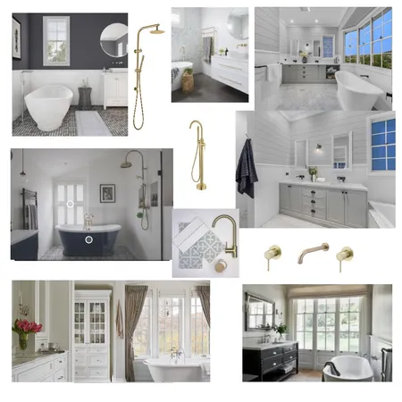 Ainsley Bathroom Interior Design Mood Board by Ledonna on Style Sourcebook