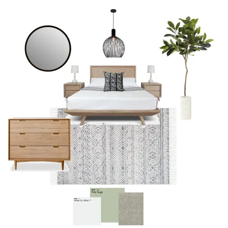 scandi bedroom Interior Design Mood Board by Alexis Gillies Interiors on Style Sourcebook