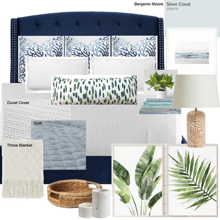 Rachel Backus Master Bedroom Interior Design Mood Board by DecorandMoreDesigns on Style Sourcebook