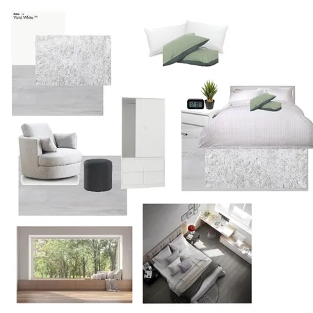 Guest Bedroom - Grayscale Interior Design Mood Board by sulo.creatives on Style Sourcebook