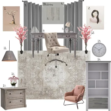 Study Interior Design Mood Board by Logan van Rooyen on Style Sourcebook