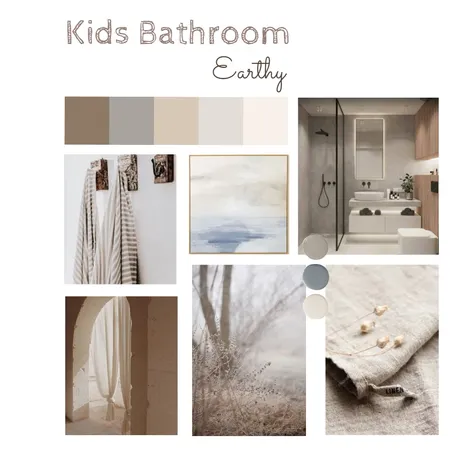 House Gasa - Kids Bathroom Interior Design Mood Board by Nuwach Interiors on Style Sourcebook