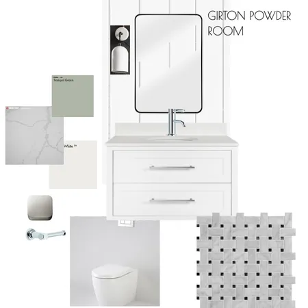 GIRTON PowderROOM Interior Design Mood Board by melw on Style Sourcebook