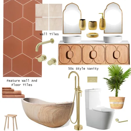 Bathroom 1 Interior Design Mood Board by tahneeshaw on Style Sourcebook