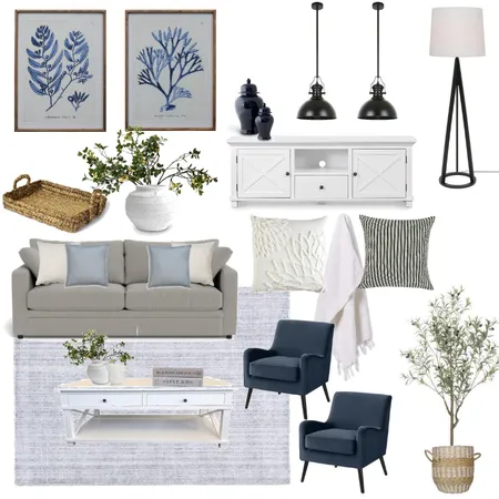 Ruth Brett - Family Room Interior Design Mood Board by Eliza Grace Interiors on Style Sourcebook