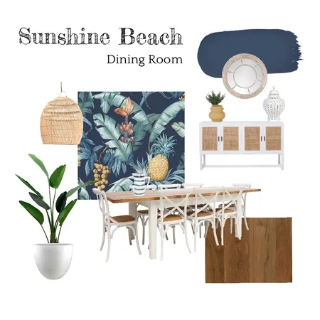 Sunshine Beach Dining Room Interior Design Mood Board by Sunshine Coast Design Studio on Style Sourcebook