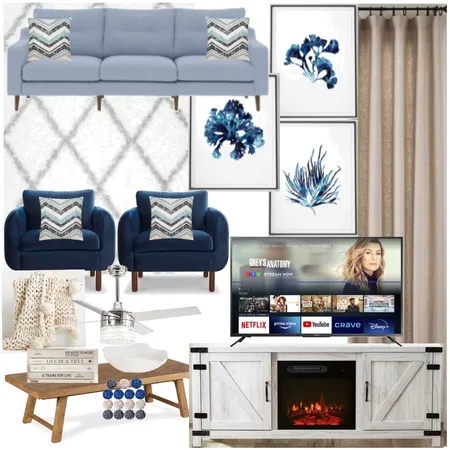 Module 9 - Living Room Interior Design Mood Board by Sarah on Style Sourcebook