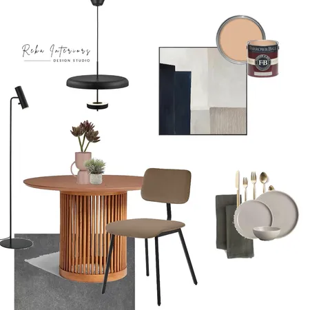 Dining room Interior Design Mood Board by Reka Fabian on Style Sourcebook