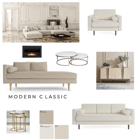 CLASSIC MODERN FORMAL LIVING Interior Design Mood Board by oscal on Style Sourcebook