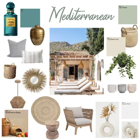 Mediterranean Interior Design Mood Board by jessicaugo on Style Sourcebook