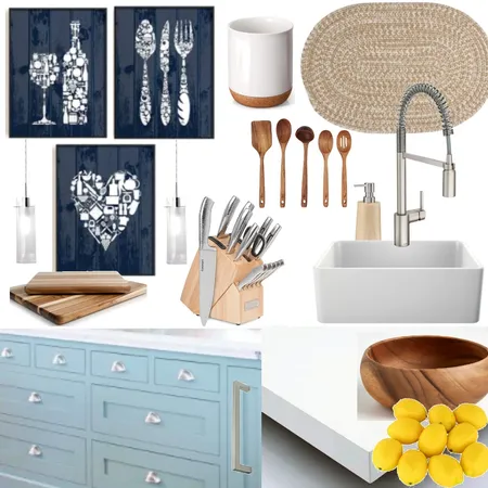 Module 9 - Kitchen Interior Design Mood Board by Sarah on Style Sourcebook