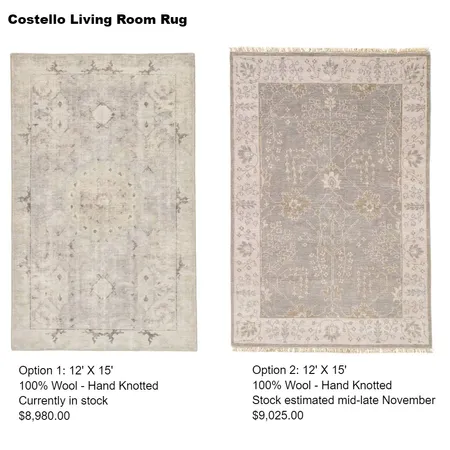 costello lr rugs Interior Design Mood Board by Intelligent Designs on Style Sourcebook