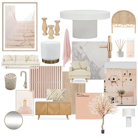 Coastal Boho Interior Design Mood Board by kph8502 on Style Sourcebook