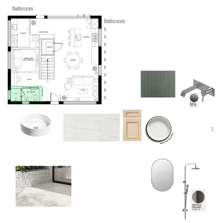 Assignment 9 - Bathroom Interior Design Mood Board by Rafael Mathias on Style Sourcebook