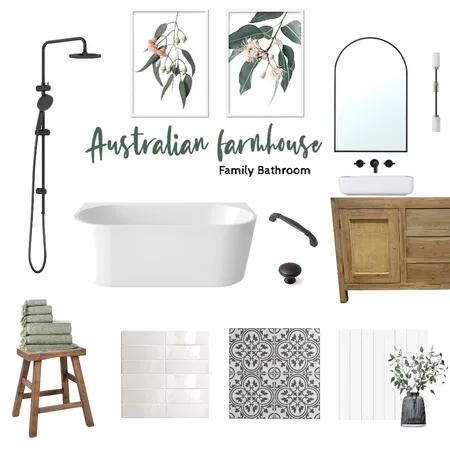 Willow St - Family Bathroom Interior Design Mood Board by aphraell on Style Sourcebook