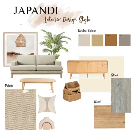 Japandi Style Interior Design Mood Board by yunggs on Style Sourcebook