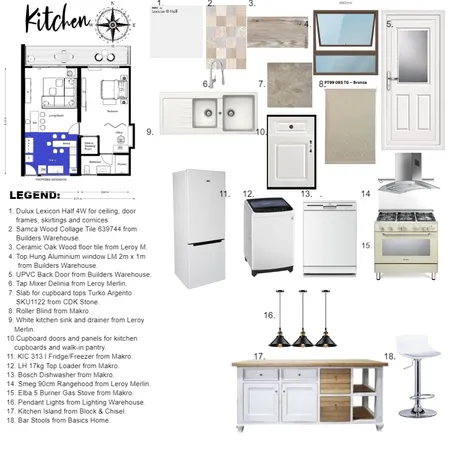 Module 10 Kitchen Interior Design Mood Board by Kathy Crichton on Style Sourcebook