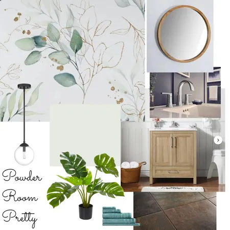 Crowley Powder Room Interior Design Mood Board by OTFSDesign on Style Sourcebook