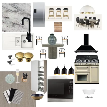 indertrial kitchen mood Interior Design Mood Board by mnolia on Style Sourcebook