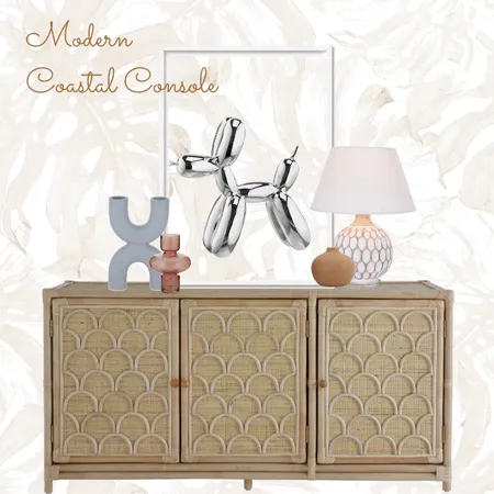 Modern Coastal Console Interior Design Mood Board by Juliet Fieldew Interiors on Style Sourcebook