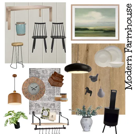 Modern Farmhouse Interior Design Mood Board by LauraWallmeyer on Style Sourcebook