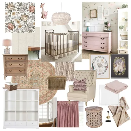 Girls nursery Interior Design Mood Board by KirstyT on Style Sourcebook