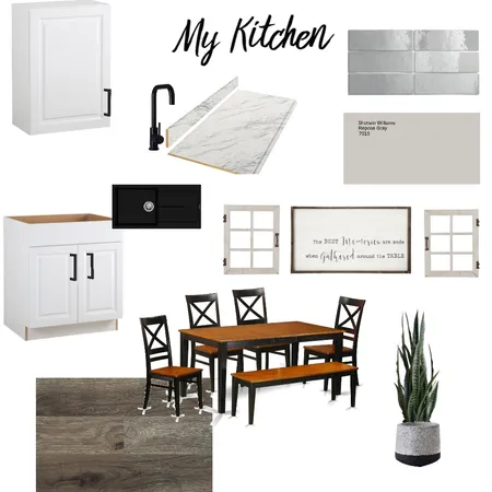 My current kitchen Interior Design Mood Board by alinaprotsgraves on Style Sourcebook