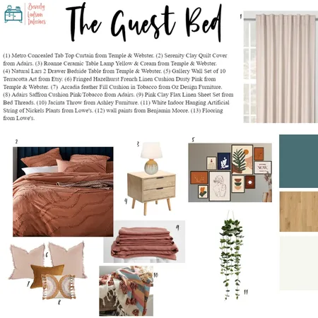 IDI Guest Bed Interior Design Mood Board by Beverly Zaske on Style Sourcebook