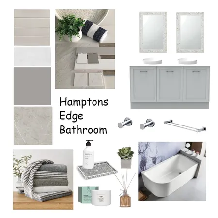 Hamptons Edge - Bathroom Interior Design Mood Board by Deb Davies on Style Sourcebook