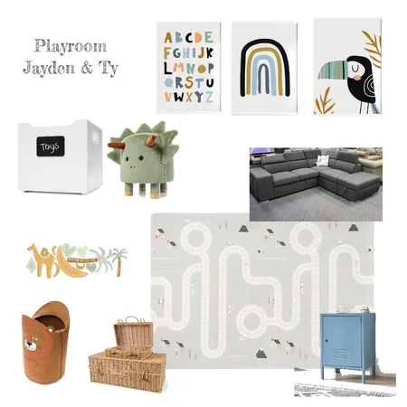 Jayden& Ty playroom Interior Design Mood Board by BreeBailey on Style Sourcebook